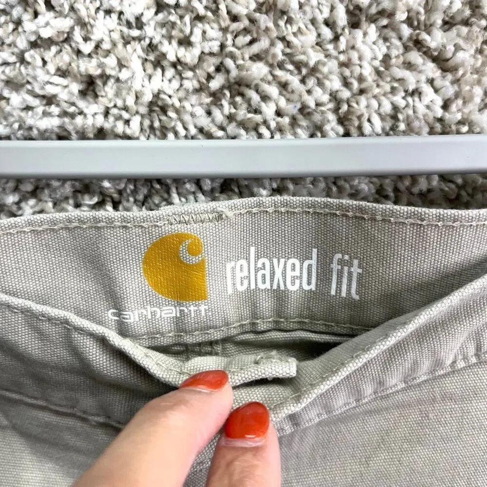 Carhartt Shorts Men's 42‎ Khaki Tan Relaxed Fit Cargo